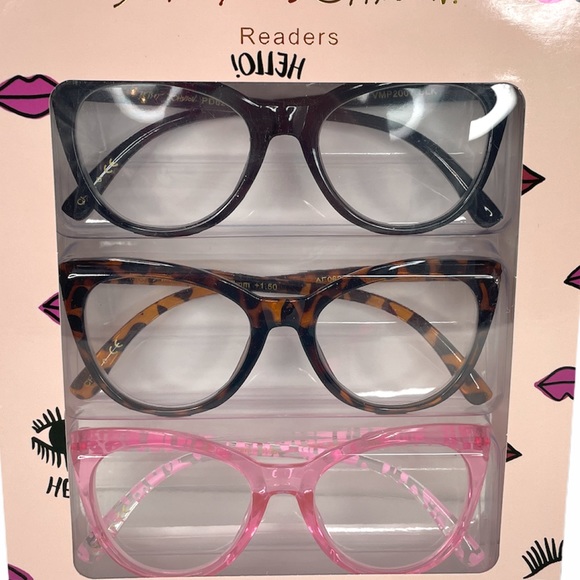 Betsey Johnson Cat’s Eye Reading Glasses +1.50 - Picture 2 of 5
